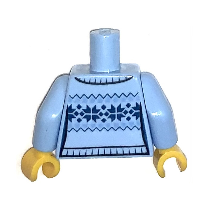 blue lego torso