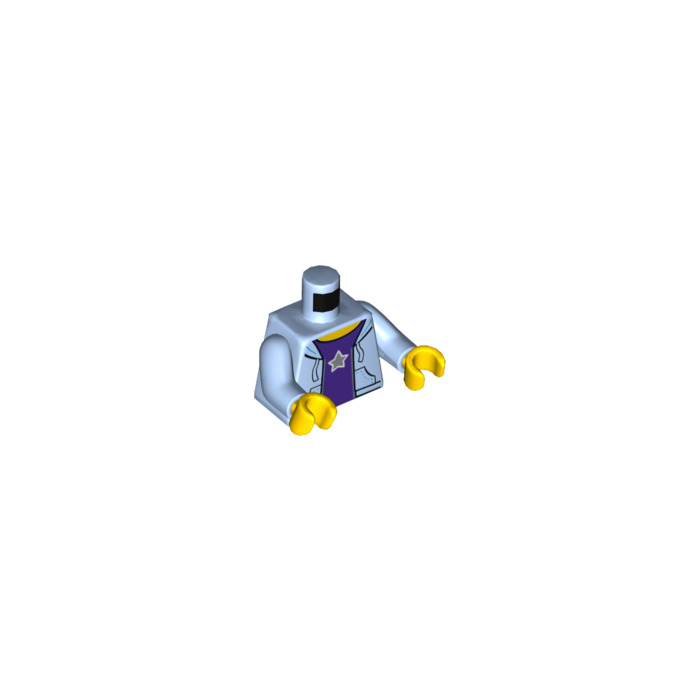 lego blue hoodie torso