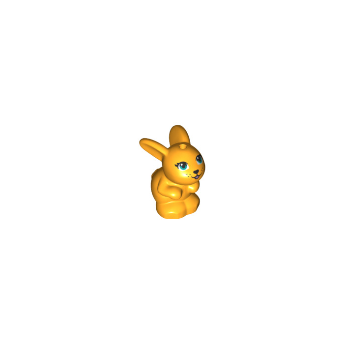 LEGO Rabbit (Sitting) with Turquoise Eyes (72584 / 77305) | Brick Owl ...