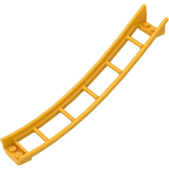 LEGO Bright Light Orange Roller Coaster Rail 2 x 16 x 6 Slope (26559 ...