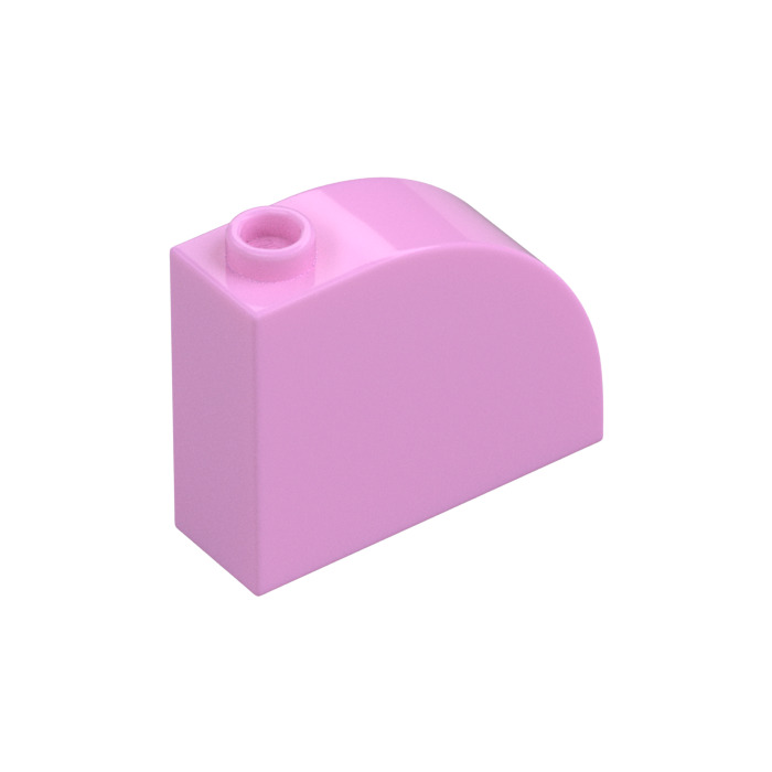 LEGO Bright Pink Slope 1 x 3 x 2 Curved (33243) | Brick Owl