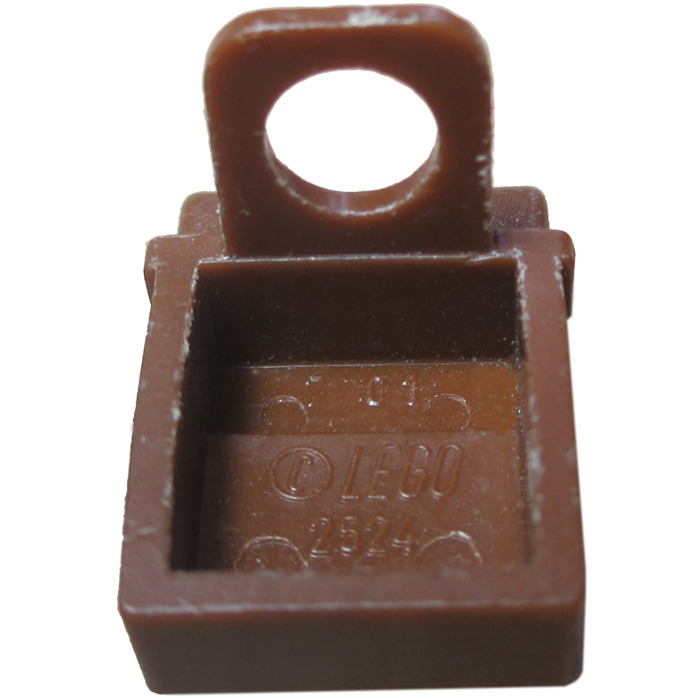 Lego 2524 brown minifigure backpack non-opening