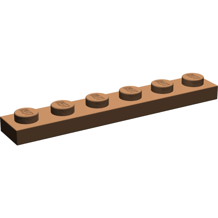 NEW Dark Tan Dark Beige Brown 1x6 Plate Brick LEGO 3666 15 Pieces Per Order 