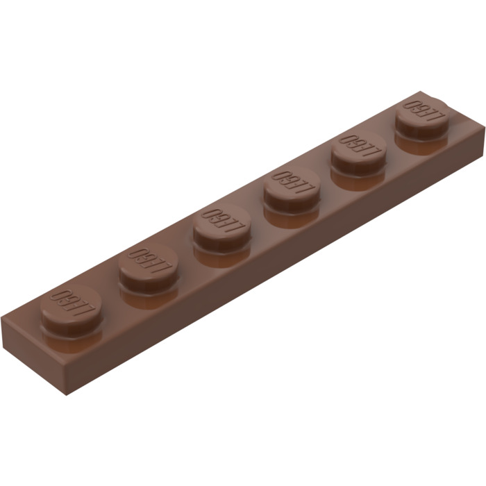 1x6 Platten Neu 3666 dunkel rot dark red Lego 50 Stück Platte in dunkelrot 