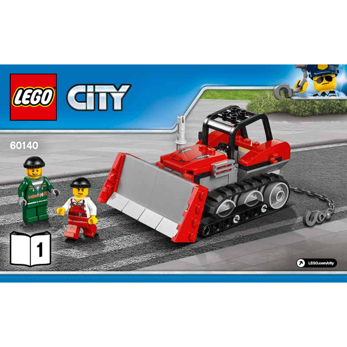 Bulldozer Break-In Set 60140 Instructions | Brick - LEGO
