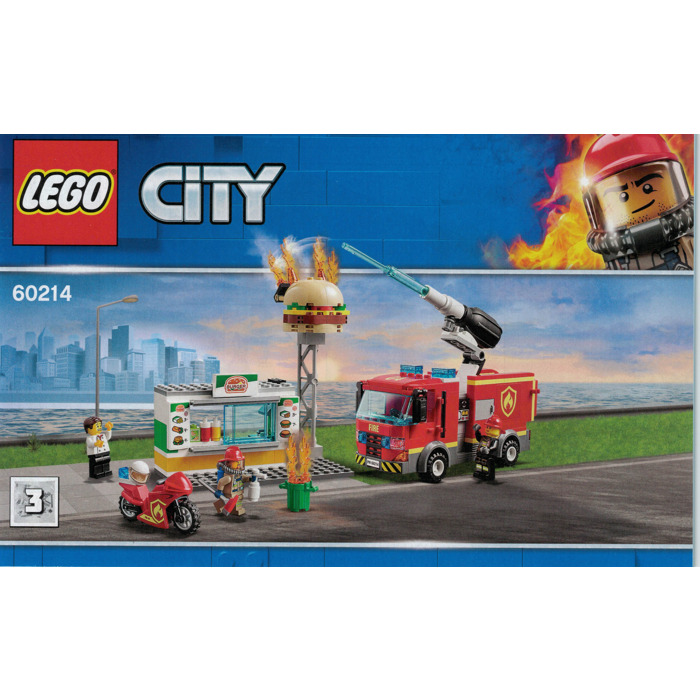 LEGO Burger Bar Fire Rescue Set 60214 Instructions Brick LEGO Marketplace