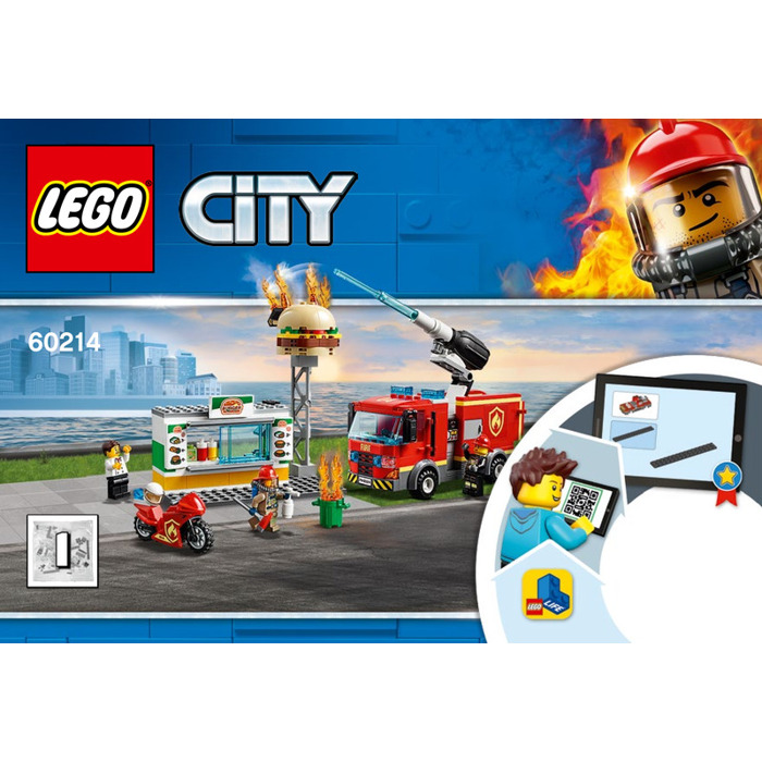 LEGO Burger Bar Fire Rescue Set 60214 Instructions | Brick Owl - LEGO ...