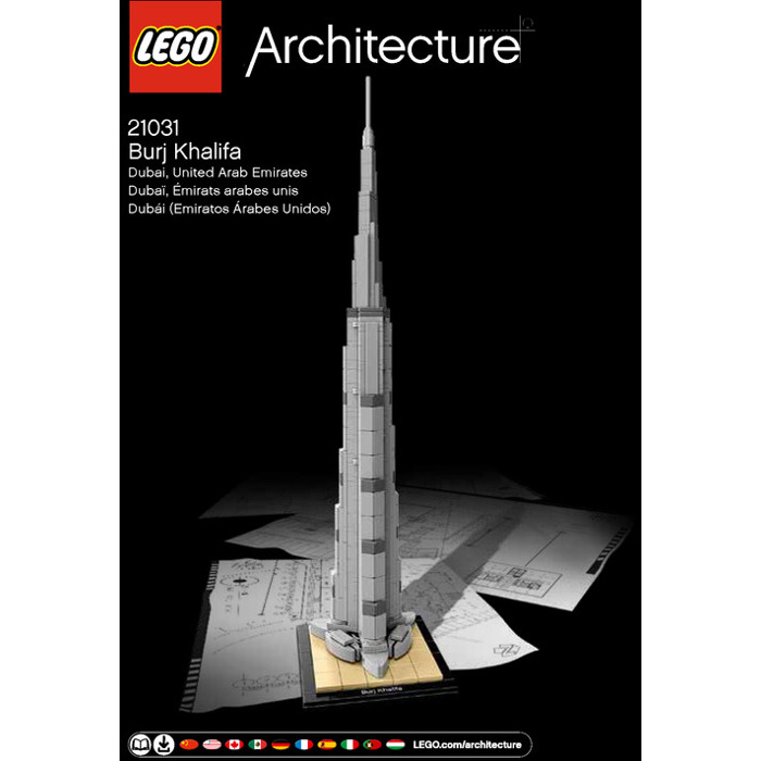 om Bunke af deltager LEGO Burj Khalifa Set 21031 Instructions | Brick Owl - LEGO Marketplace