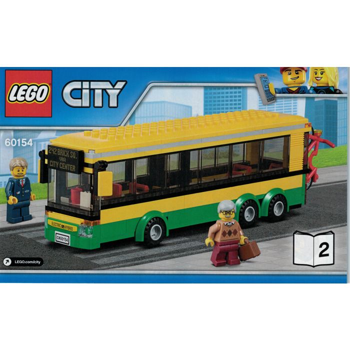 lego city bus station instructions