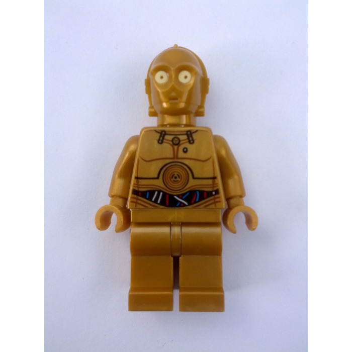 LEGO Star Wars Minfigures C3PO C-3PO with Colorful Wires Pattern