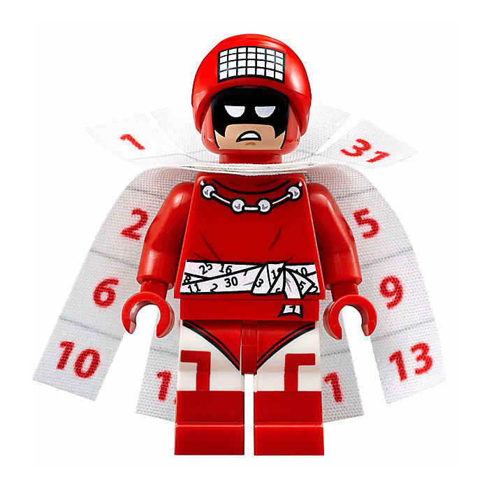 LEGO Calendar Man from LEGO Batman Movie Minifigur Inventar Brick