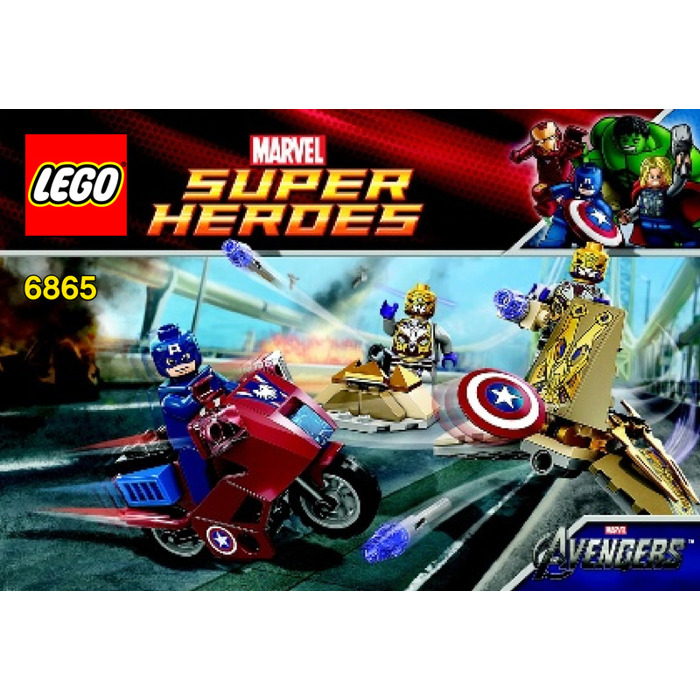 LEGO Captain America's Avenging Cycle Set 6865 | Owl - LEGO Marketplace