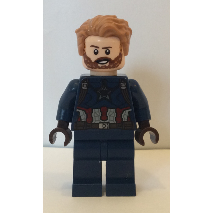 LEGO Captain America with Beard Minifigure | Brick Owl - LEGO Marketplace