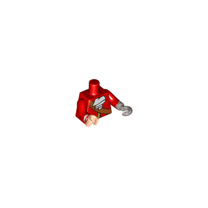 LEGO Captain Hook Minifig Torso (10895)