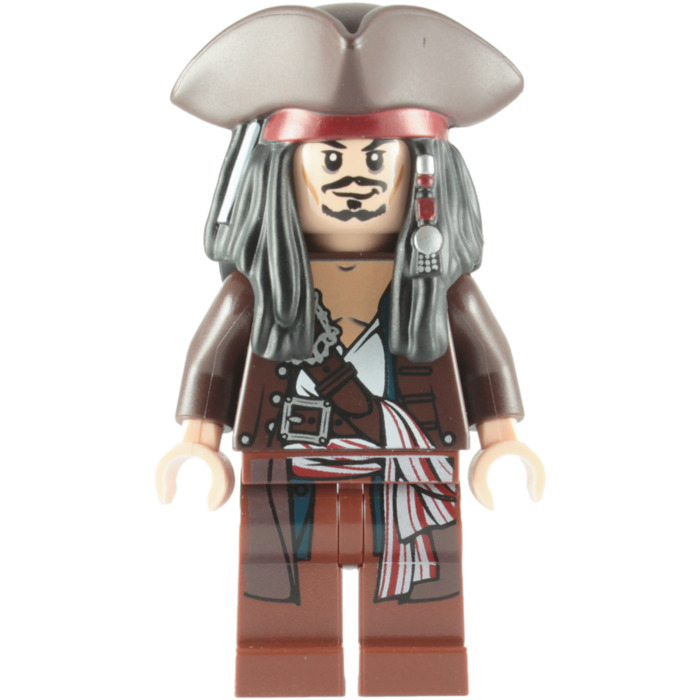 LEGO Captain Jack Sparrow with Jacket and Tricorne Minifigure