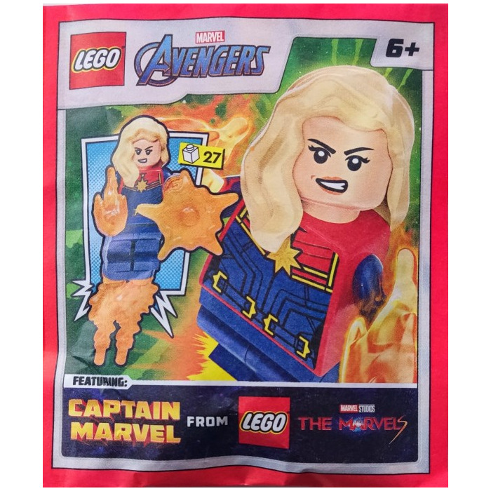 LEGO Captain Marvel Minifigure Comes In