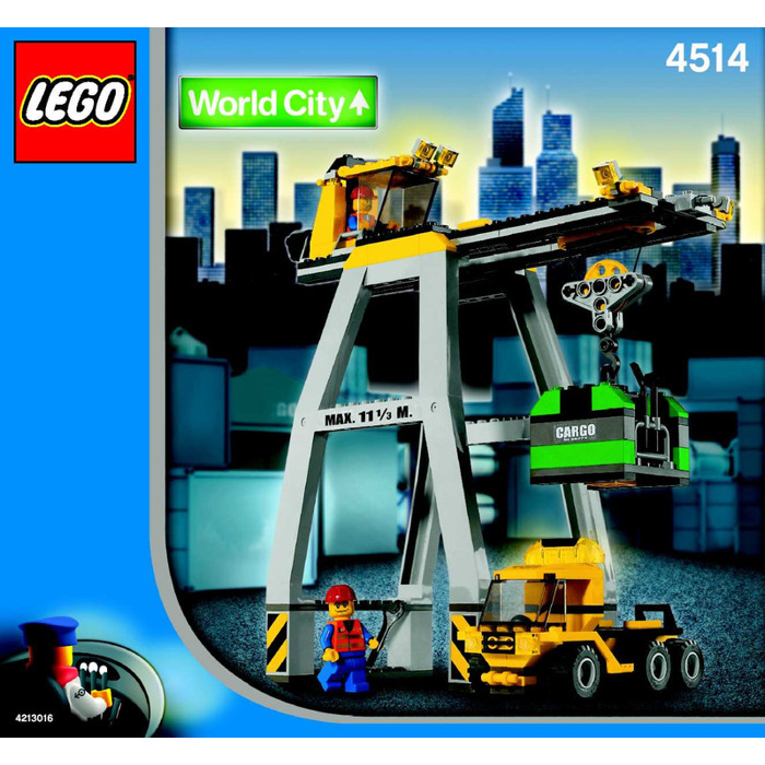 Lego best sale cargo crane