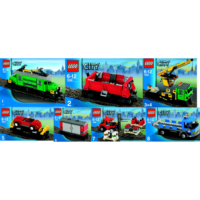 Tochi træ Meningsfuld Eller enten LEGO Cargo Train Deluxe Set 7898 Instructions | Brick Owl - LEGO Marketplace