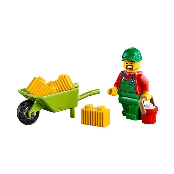 Genuine Lego 60052 Cargo Train LEGO Farmer Gardener Minifigure CITY