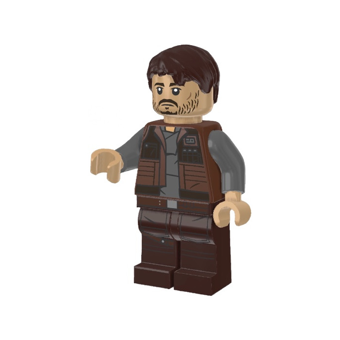 LEGO Cassian Andor with Reddish Brown Vest Minifigure | Brick Owl ...