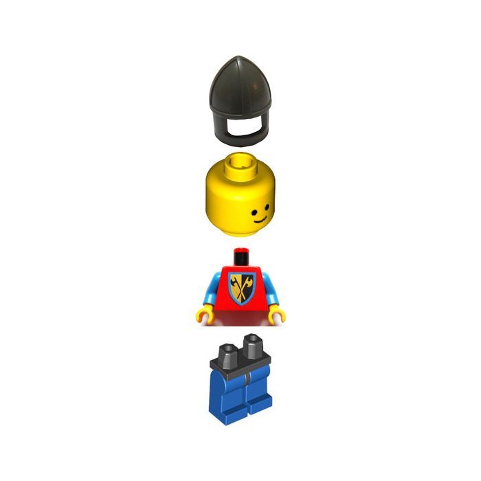 Lego Castle mini figure-chevalier scale mail 6090 CAS153 R827 