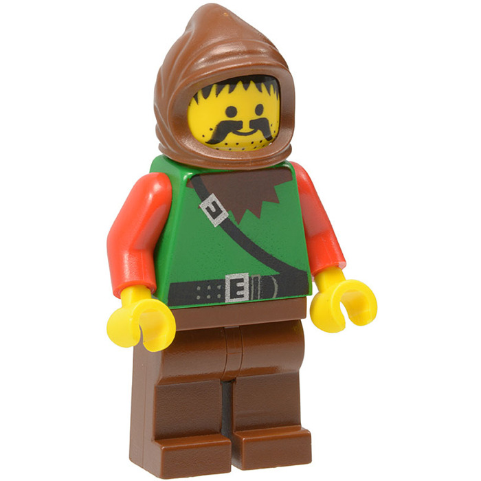 LEGO® Minifiguren Ritter Kapuze Farmers Cowl Hood Räuber Mütze 2 STK 4505 NEU 