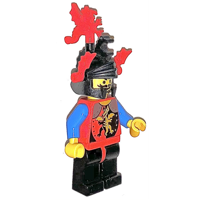 ☀️NEW Lego Red Dragon Plume Castle Knight Kingdoms City Town Minifig Helmet 