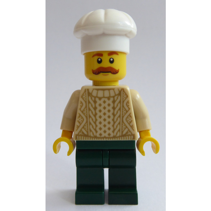 Details about   Lego Chef Koch mit Strickpullover Minifigur hol129 Figur Legofigur Neu