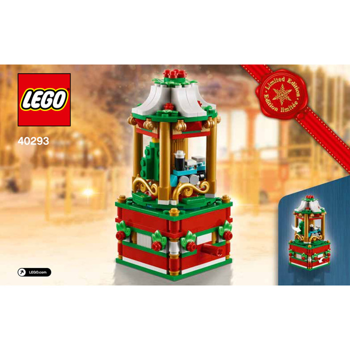 lego christmas carousel 40293