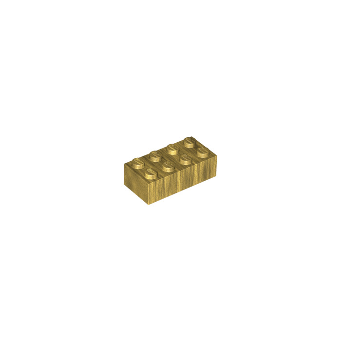Minister Varme dyd LEGO Chrome Gold Brick 2 x 4 (72841) | Brick Owl - LEGO Marketplace
