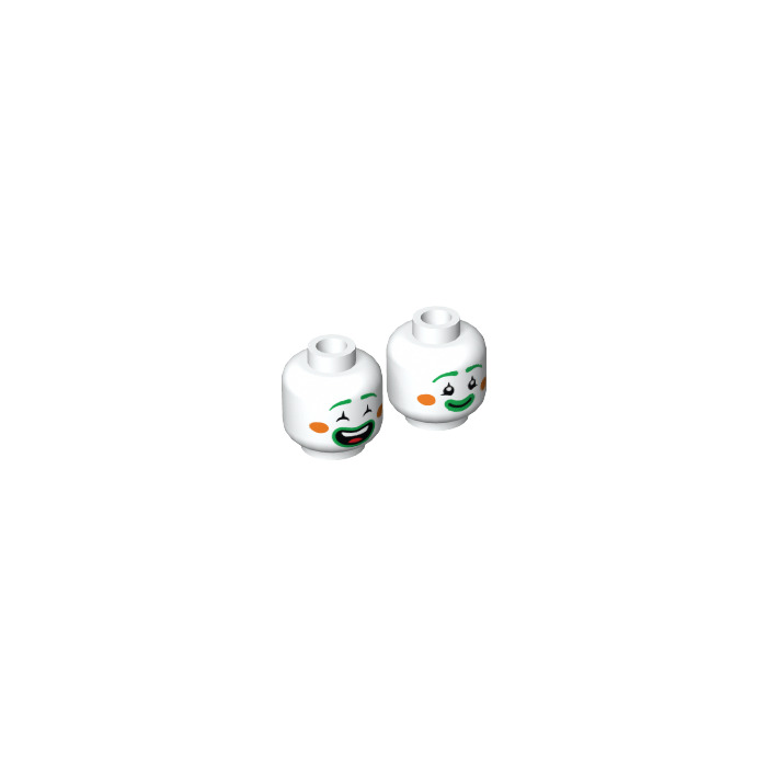 LEGO Citrus the Clown Minifigure Head (Recessed Solid Stud) (3626 / ...