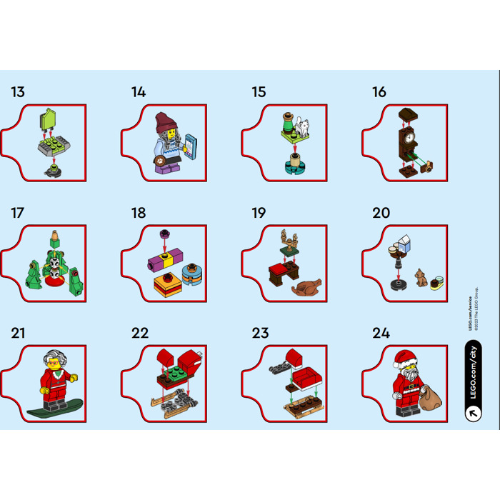 LEGO City Adventskalender 2023 60381 1 Instructions Brick Owl LEGO