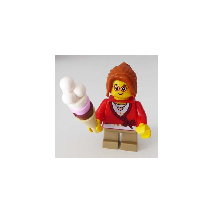 LEGO Minifigure, Hair Swept Right with Front Curl