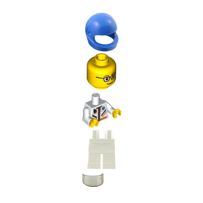 LEGO City EMT Pilot Mit Glasses Minifigur Brick Owl LEGO Marktplatz
