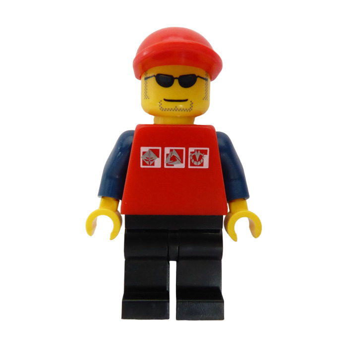 Lego figurine city mineur Rouge Foncé Flanelle écouteurs cty404 60021 
