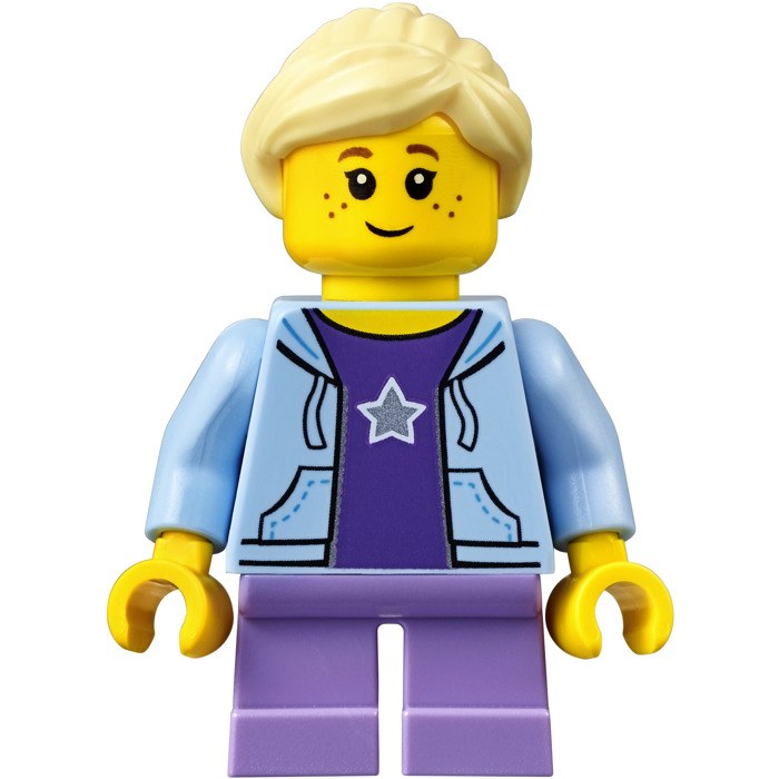 Lego 2 Stück Beine kurz in lavendel medium lavende Hosen 41879 City Basics Neu 