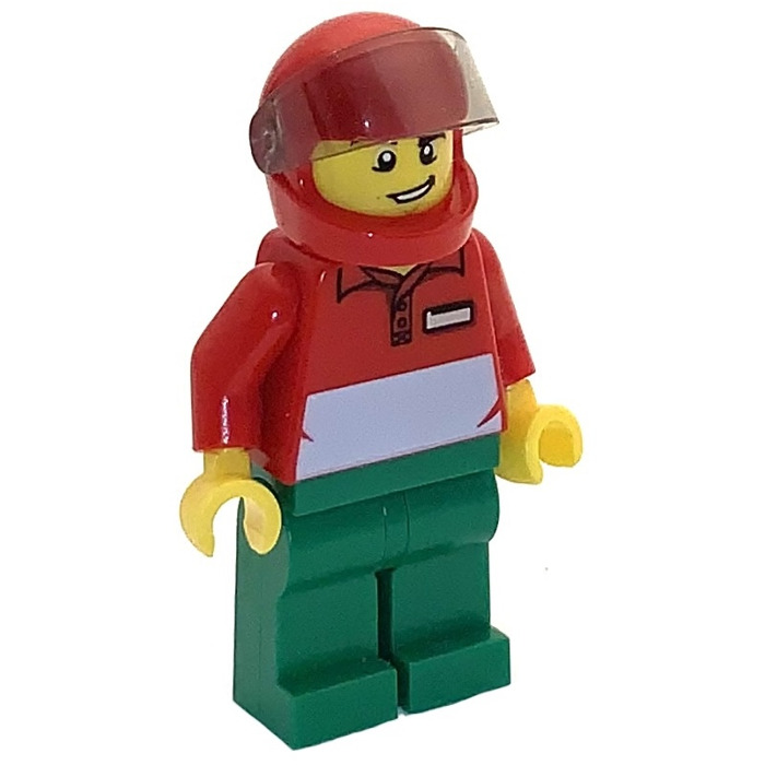 LEGO City Square Pizza Delivery Guy Minifigure Brick Owl LEGO