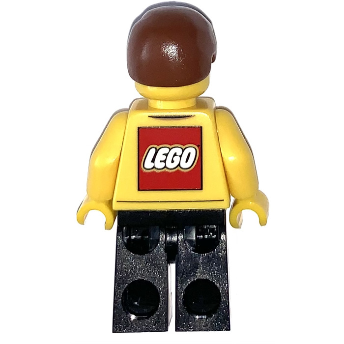 1 LEGO Minifigure City Square Lego Store Employee Beard Town 