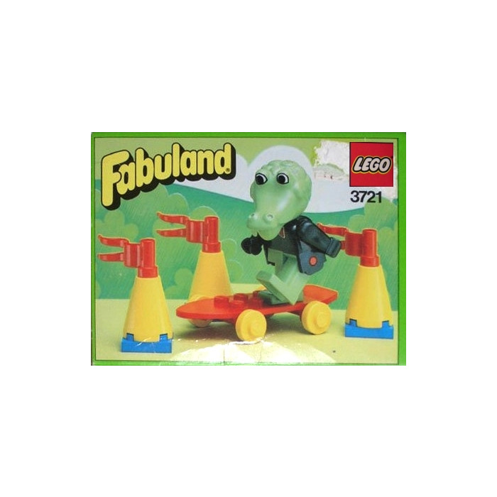 Lego x585c01 Fab4b Fabuland Personnage Figure Crocodile 3639 3647 3721 3643 TBE