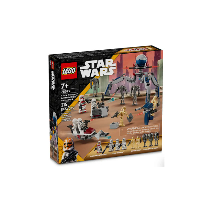 LEGO Clone Trooper & Battle Droid Battle Pack Set 75372 Packaging
