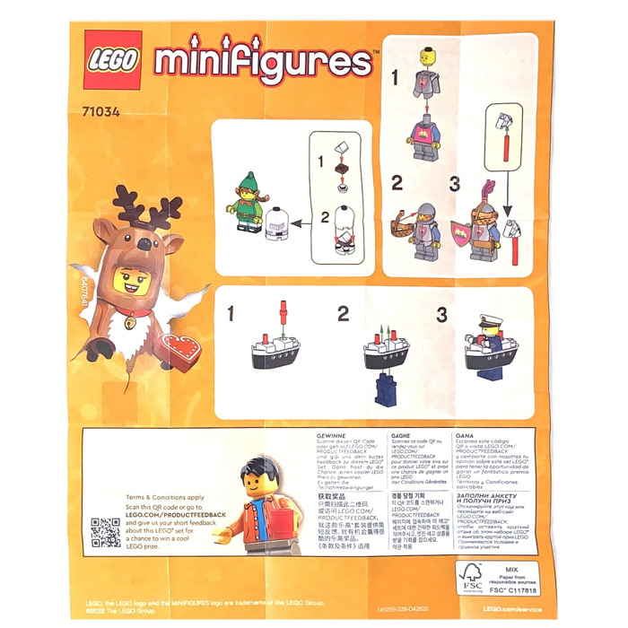 LEGO Collectable Minifigures Series 23 Random Bag Set 71034-0 Packaging