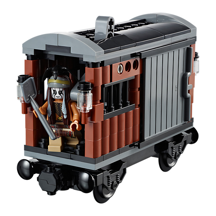 lego lone ranger constitution train chase