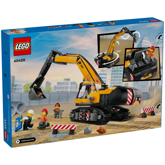 LEGO Construction Excavator Set 60420 Packaging | Brick Owl - LEGO ...