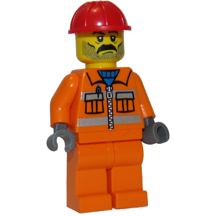 Lego City Lot of 7 Minifigures Construction Workers