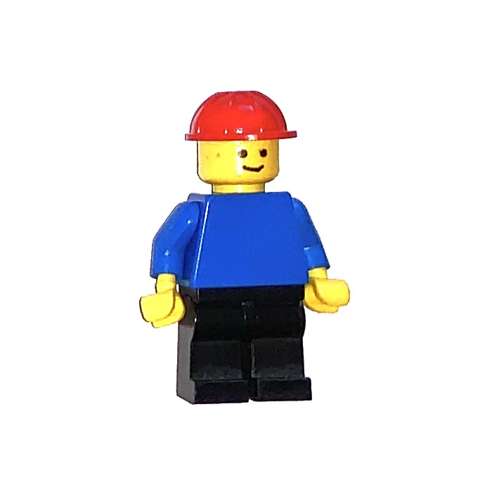 LEGO Construction Worker with Red Helmet Minifigure | Brick Owl - LEGO ...