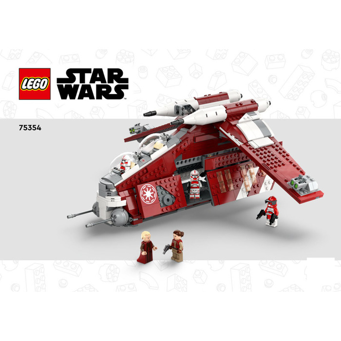 LEGO Coruscant Guard Gunship Set 75354 Instructions Set | Brick Owl ...