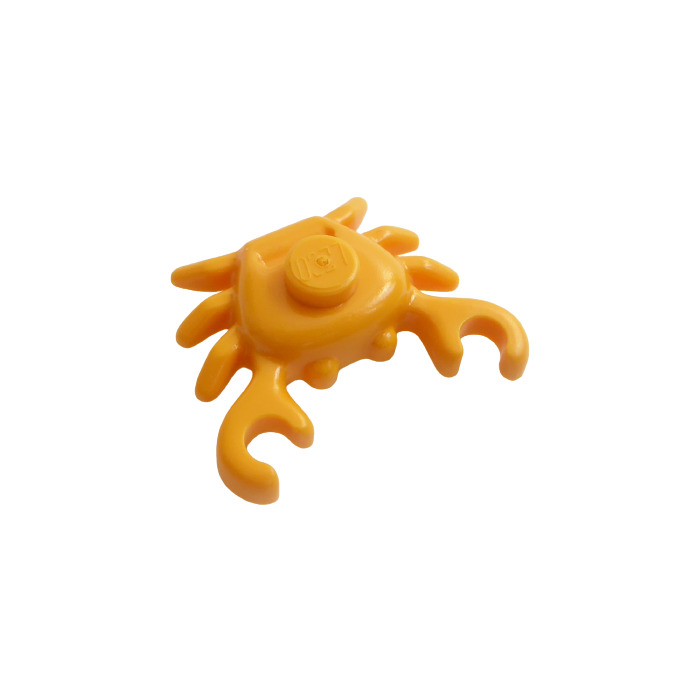 LEGO New Bright Light Orange Crab Animal Aqua Water Friends Accessory 