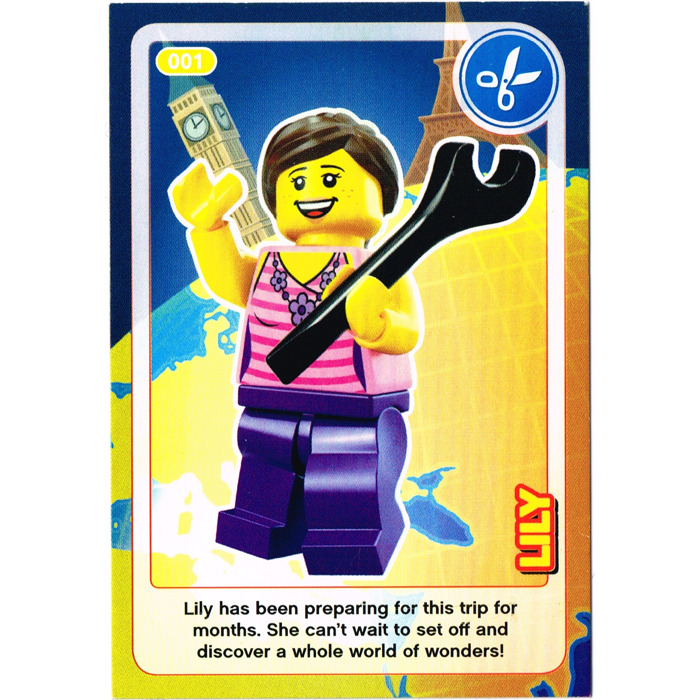 LEGO GIFT NEW #005- CARPENTER CREATE THE WORLD TRADING CARD BESTPRICE 