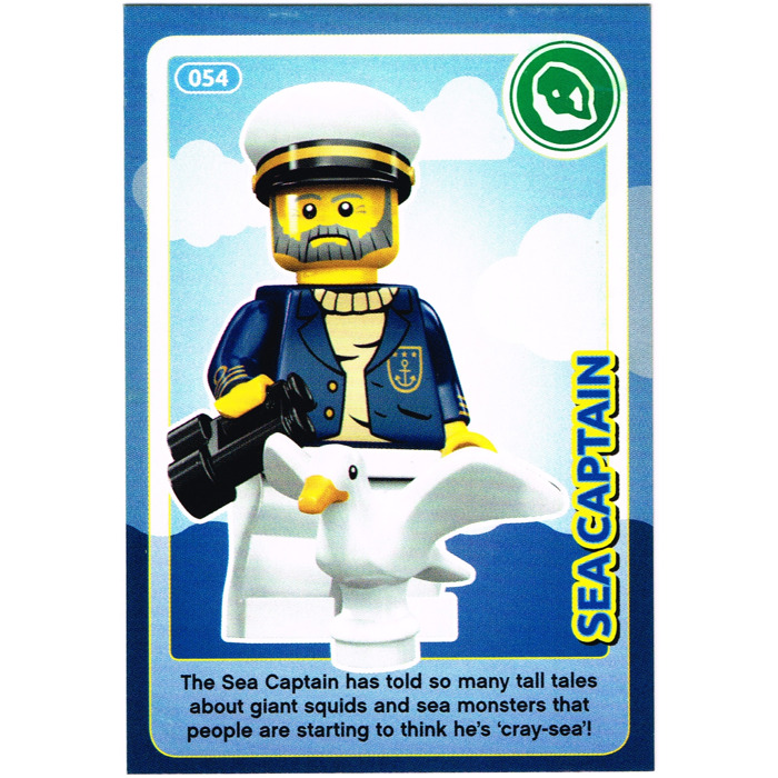LEGO Create the World Card 054 Sea Captain Brick Owl LEGO Marketplace