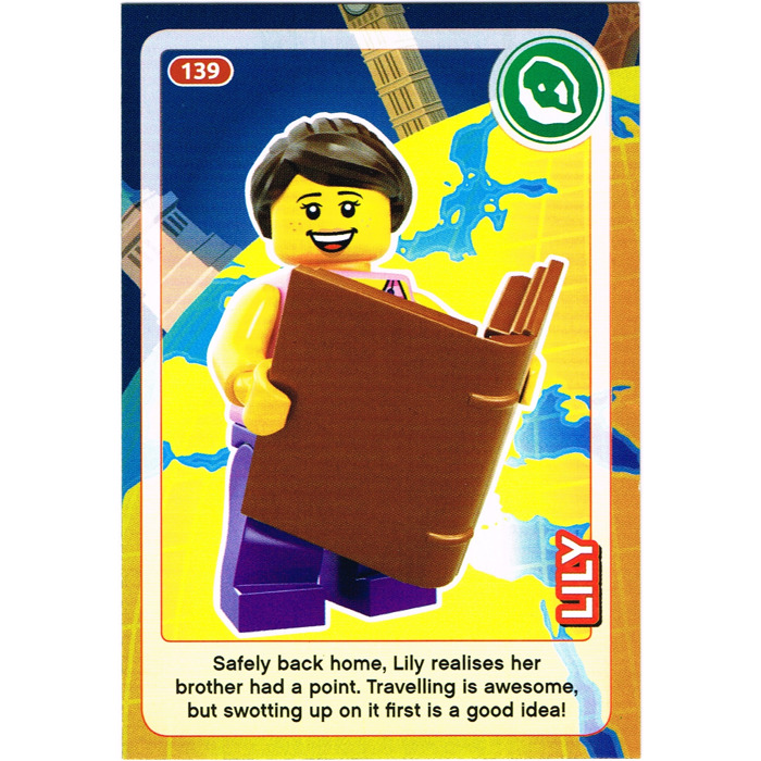 #001 Lily Series 1-2017 LEGO Create the World Cards 